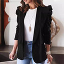 Chic Puff Sleeve Blazer Jacket for Women
