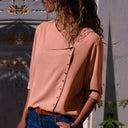 Chic Women's Button-Up Blouse for Effortless Style