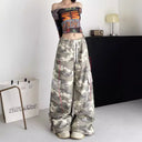 Trendy Camouflage Cargo Pants for Women