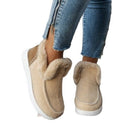 Women's Fleece Slippers with Cozy Lining and Non-Slip Sole