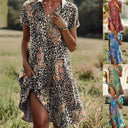 Floral Print Women's Dress with Feminine Silhouette