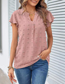 Chic Women's Blouse with Ruffle Accents