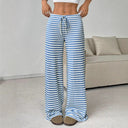 Women's Trendy Carrot Pants with Elastic Waist and Pockets