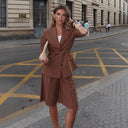 Chic Women's Blazer with Belt