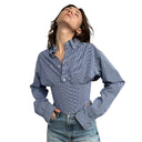 Women's Innovative Cut Blouse with Structured Sleeves