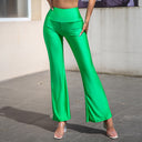 High-Waisted Shimmering Flared Pants for Women