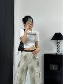 Chic Women's Cargo Pants with Trendy Pockets