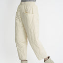 Insulated Women's Leisure Pants with Elastic Waist and Pockets