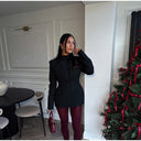Chic Oversized Blazer Jacket with Stylish Lapels