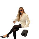 Chic Wrap Blazer Jacket for Women