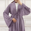 Women's Kimono with Pearl Accents and Relaxed Fit