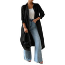 Chic Longline Button-Up Dress for Women