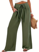 Chic Palazzo Pants for Women with Side Pockets