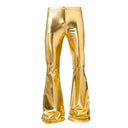 Shiny Bootcut Pants for Women in Stretch Fabric