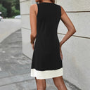 Chic Sleeveless Summer Dress with Zipper Accents