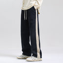 Textured Fabric Women's Side Stripe Pants