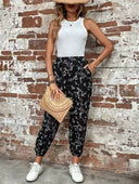 Stylish Floral Print Women's Jogging Pants