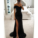 Sequined Women's Evening Dress for Glamorous Occasions