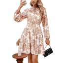 Floral Ruffle Women's Dress for Effortless Style