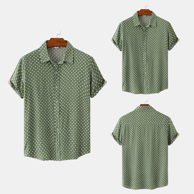 Chic Women's Polka Dot Short Sleeve Blouse