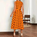 Chic Women's Polka Dot A-Line Dress