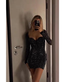 Women's Shimmering Evening Dress with Alluring Design