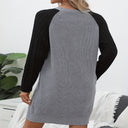 Chic Women's Knit Dress with Unique Sleeve Design