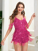 Sequin-Embellished Women's Jumpsuit
