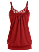 Ladies Lace Top with Chic Straps