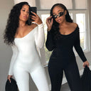 Chic Women's Long Sleeve Bodycon Jumpsuit