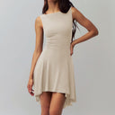 Asymmetrical Hem Body-Con Dress for Women