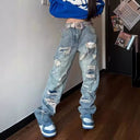 Trendy Distressed Women's Jeans