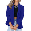 Chic Women's Blazer with Modern Cut and Stylish Pockets