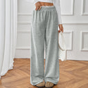 Chic Women's Long Pants with Elastic Waistband