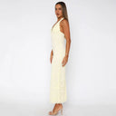 Chic Halter Neck Lace Dress for Women