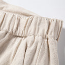 Adjustable Waist Women's Cotton Trousers