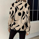 Chic Women's Blouse with Contemporary Design