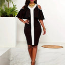 Off-Shoulder Ruffled Cocktail Dress for Women