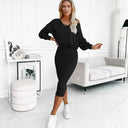 Stylish Women's Mini Dress and Sweater Set
