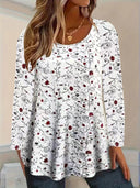 Floral Accent Blouse for Women