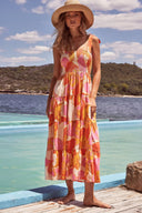 Chic Ruffle Strap Maxi Dress for Women