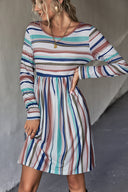 Stylish Striped Women's Dress for Everyday Wear