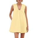 Summer Ruffled Neckline Women's Dress