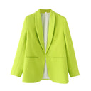 Chic Women's Blazer with Trendy Cut and Stylish Pockets