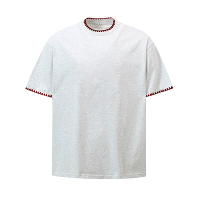 Chic Women's T-Shirt with Unique Collar Design