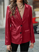 Satin Blazer for Women - Chic & Stylish
