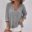 Ladies' Stylish Button-Up Blouse