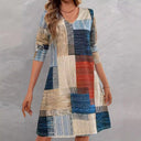 Graphic Print Women's Dress for Relaxed Style
