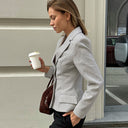 Chic Women's Blazer Jacket with Refined Design