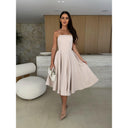 Chic Strapless Cocktail Dress for Women